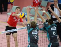 Volleyball 1. Bundesliga  Saison  14/15: TV Rottenburg  - SWD powervolleys Dueren
