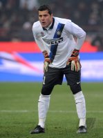 FUSSBALL International SERIE A 2011/2012: Torwart Julio Cesar (Inter Mailand)