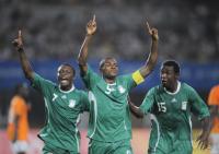 FUSSBALL  Olympia 2008   Viertelfinale  Maenner   Nigeria - Elfenbeinkueste