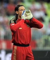 Fussball International EM 2012 - Testspiel :  Tim WIESE (Deutschland)