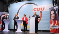 Politik, Bundestagswahl 2021 Wahlkampf CDU; Union-Kanzlerkandidat Armin Laschet