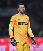 Fussball International Serie A 14/15: Torwart Samir Handanovic (Inter Mailand)