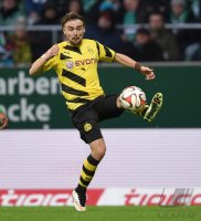 Fussball, 1. Bundesliga  Saison 2014/2015: SV Werder Bremen - Borussia Dortmund