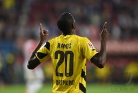Fussball  1. Bundesliga  14/15: JUBEL Adrian Ramos (Borussia Dortmund)