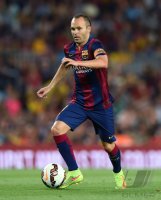FUSSBALL International 2014/2015: Andres Iniesta (Barca)
