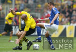Fussball Bundesliga: Borussia Dortmund - Schalke 04, Zweikampf