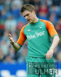 Fussball 1. Bundesliga: BREMEN, CHARISTEAS  enttaeuscht