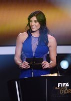 Fussball International  FIFA Ballon d Or 2012: Torhueterin Hope Solo (USA)