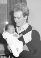 Fussball Rummenigge mit Sohn Andr&Atilde;&copy;