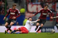 Fussball, 1. Bundesliga  Saison 2013/2014: Hamburger SV - 1. FC Nuernberg