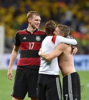 FUSSBALL WM 2014, HALBFINALE: Brasilien 1-7 Deutschland