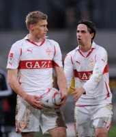 Fussball 1. Bundesliga  Saison 2010/2011: VfB Stuttgart - FC Bayern Muenchen