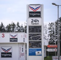 Guenstige Preis bei einer Trigema Tankstelle