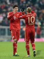 Fussball 1. Bundesliga Saison 12/13:  JUBEL FC Bayern Muenchen