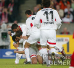 FUSSBALL 1. Bundesliga JUBEL VfB Stuttgart