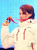 Olympische Spiele 2006 Turin - Siegerehrung Frieden-Pedersen