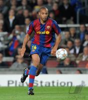 Fussball CHL  Viertelfinale:  HENRY (Barcelona)