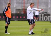 Fussball 1. Bundesliga: Training beim FC Bayern Muenchen