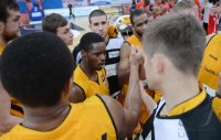 Basketball 1. Bundesliga 2012/2013: Walter Tigers Tuebingen  - s Oliver Baskets Wuerzburg