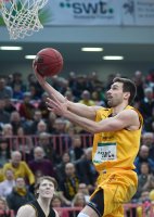 Basketball 1. Bundesliga 14/15 Hauptrunde:  Walter Tigers Tuebingen - MHP RIESEN Ludwigsburg