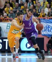 Basketball 1. Bundesliga 14/15 Hauptrunde:  Walter Tigers Tuebingen - BG Goettingen