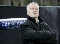 Fussball Champions League  Saison 2011/2012: Trainer Didier Deschamps (Olympique Marseille)