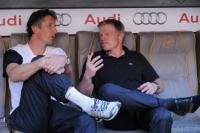 Fussball International: Audi Cup 2009  KAHN und VAN DER SAR