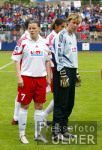 Fussball Uefa-Cup Frauen: Frankfurt - UMEA, WUNDERLICH, WISSINK enttaeusc ht