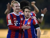Fussball 1. Bundesliga Saison 14/15: JUBEL FC Bayern Muenchen