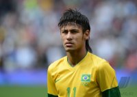 FUSSBALL Olympia 2012 Maenner: NEYMAR (Brasilien)