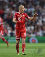Fussball International CHL Saison 13/14: Arjen Robben (FC Bayern Muenchen)