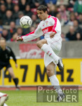 FUSSBALL   VfB Stuttgart - Bayer Leverkusen  Ganea (VfB) am Ball