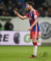 Fussball, 1. Bundesliga  Saison 2014/2015: VfL Wolfsburg - FC Bayern Muenchen