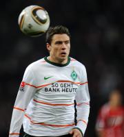 FUSSBALL, 1. BUNDESLIGA, 15. Spieltag: Bremen, BOENISCH Einzelaktion