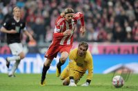 Fussball 1. Bundesliga  Saison 2010/2011: FC Bayern Muenchen  - 1. FC Kaiserslautern