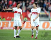 Fussball 1. Bundesliga, Saison 2011/2012:  Khalid Boulahrouz , William Kvist (v. li., VfB Stuttgart)
