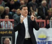 Basketball 1. Bundesliga 2011/2012:  Walter Tigers Tuebingen - Fraport Skyliners Frankfurt