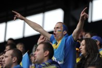 Fussball U21-Europameisterschaft 2011: Ukraine Fan