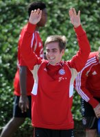 Fussball 1. Bundesliga 11/12: FC Bayern Muenchen Training in Doha