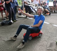 AMW Bobby Car Race , Auftakt zum 3. Mey Generalbau Triathlon Tuebingen 2017