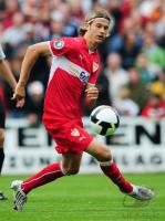 FUSSBALL DFB POKAL: Stuttgart, LANG Einzelaktion