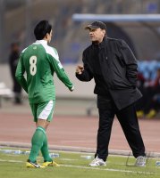 Fussball International Gulf Cup 2013:  Trainer Hakim Shaker (Irak)