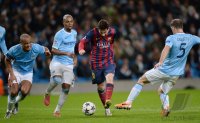 Fussball International CHL Saison 13/14: Manchester City - FC Barcelona