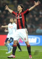 FUSSBALL SERIE A:  Zlatan Ibrahimovic (AC Mailand)