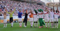Fussball 1. Bundesliga  Saison 2010/2011:  JUBEL VfB Stuttgart