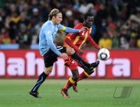 FUSSBALL WM 2010, VIERTELFINALE: Uruguay - Ghana