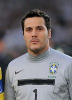 Fussball International  Testspiel:  JULIO CESAR (Brasilien)