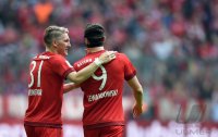 Fussball 1. Bundesliga Saison 14/15: FC Bayern Muenchen -  1. FSV Mainz 05