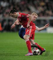 FUSSBALL  International CHL 09/10 :  FC Bayern  Muenchen  - Manchester United