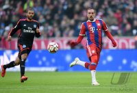 Fussball 1. Bundesliga Saison 14/15: Franck Ribery (FC Bayern Muenchen)